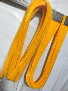 Snowy 6mm*50cm Ultra-Dense Fuzzy Twisted Stick Bouquet Artificial Velvet Flower Craft DIY Material for Children Education