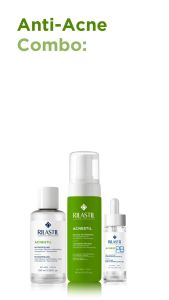 Rilastil Acnestil Cleansing Mousse 165ml 0% Fragrance for Oily Combination and Acne-Prone Skin