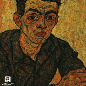 Tranh Nghệ thuật "Chân Dung Một Người Đàn Ông" VIETSMART ART - Sơn dầu 60 x 70cm