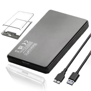 2.5 inch Hard Drive Enclosure USB 3.0/Type C to SATA III External Hard Drive Case for 2.5 inch SATA SSD HDD Support UASP