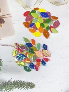 100g Multicolor Ceramic Irregular Mosaic Tiles | Mosaic Crafting Stone Artistry Heart-Shaped Art Home Wall Decor Art