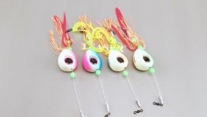 Mồi Câu Kim Loại Phát Sáng TEASER J145 150g-300g Câu Cá Biển Trên Thuyền Với Mồi Câu Kabura Pesca Dành Cho Câu Jigging Ở Biển Sông Và Suối
