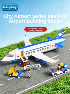 LALAPLAY | Educational Building Blocks Toy Airplane