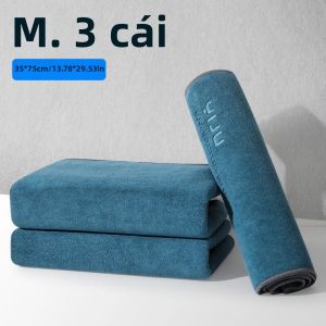 3 Khăn Lau Xe Dày Dặn Hai Mặt Siêu Thấm Hút Không Xơ Dùng Cho Nội Thất Xe Hơi Cỡ Lớn
