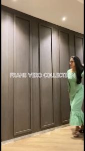 Long linen dress 777A Bahan linen rami Ld 100cm P 125cm ada sleting belakang