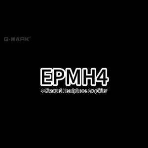G-MARK | Headphone Amplifier G-MARK EPMH4 4 Channels Metal Stereo Audio Mini Earphone Splitter With Power Adapter