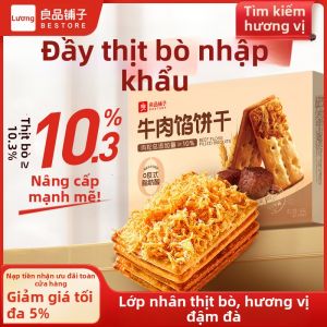 BESTORE | Beef Filling Crispy Plum Pickle Filling Sandwich Biscuits