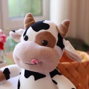 Hot toys Cute Cow Doll Little Cow Plush Toy Chinese Zodiac Cow Doll Cloth Doll New Years Gift Girls Birthday Gift