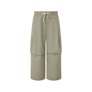 CHINISM | Lightweight Wide Leg Work Pants Men Loose Trousers