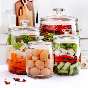 [Nhập RS0822 giảm 30k cho đơn 99k]Hũ thuỷ tinh miệng rộng đa dụng (đựng gạo đựng hạt muối dưa …) - 235 lít