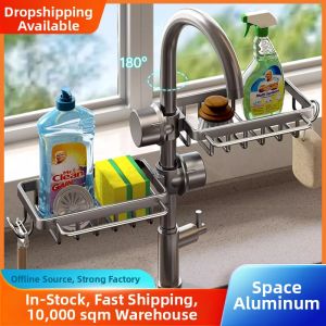 Kitchen Space Aluminum Multi-functional Organizer Shelf