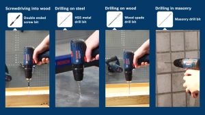 BOSCH GSB 120-LI GEN 2 12V CORDLESS IMPACT DRILL DRIVER WITH 2 BATTERY & 1 CHARGER