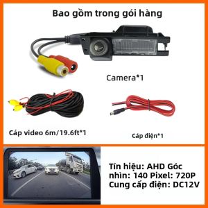 Camera Lùi AHD CVBS 720P/1080P Cho Opel Astra H J Corsa D Meriva A Vectra C Zafira Insignia - Hệ Thống Hỗ Trợ Xe