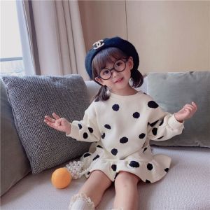 New Cute Girls Polka Dot Bubble Dress