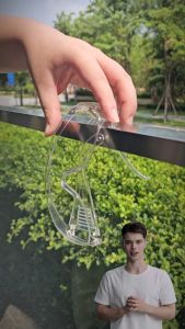 แว่นตานิรภัย แว่นตาเซฟตี้ ป้องกันดวงตาจากอันตราย เลนส์ใส เเว่น Visitor P660 (GLSS0080)