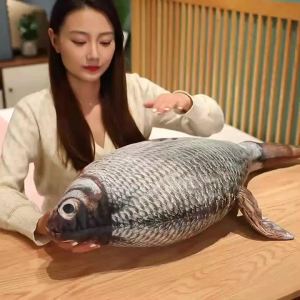 30/40cm Simulation Funny Fish Plush Toys Stuffed Soft Animal Carp Plush Pillow Creative Sleep Cushion for Kids Girls Xmas Gift