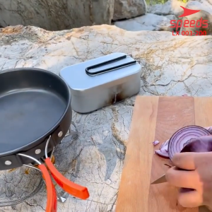Speeds Alat Masak Camping 2in1 Piknik Portable Serbaguna Outdoor SET 003-201