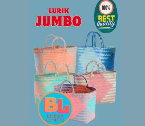 Ukuran JUMBO Tas Belanja/Tas Anyam/Tas Sayur/Tas Pasar/Tas Jinjing Cocok Untuk Hampers dan Souvenir