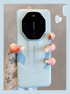 เคสโทรศัพท์หนังบางเฉียบสำหรับ Huawei Mate70pro ป้องกันการตกหล่น สไตล์ปีใหม่สีแดง Porsche Design สำหรับคู่รัก