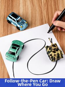 Draw and Follow Race Car Electric Toy
