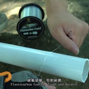 Tali Pancing Nilon 100m Fluorocarbon Coated Kuat Fishing Line Ikan Besar Mudah Tenggelam 19kg~56kg Main Line Sub Line Transparan