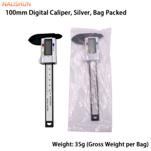 100mm 150mm Electronic Digital Caliper Carbon Fiber Dial Vernier Caliper Micrometer Measuring Tool Digital Ruler New Model 2026 Includes One Button Battery