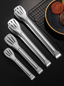 Stainless Steel Food Tongs Barbecue Tongs Meat Salad Steak Food Serving Clip Tweezers Long BBQ Cooking Tongs Kitchen Utensils