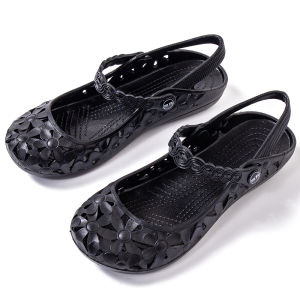 Warrior Sandals Womens Plastic Cut Out Summer New Coros Shoes Flats Nurse Shoes Wedge Womens Shoes Soft Bottom White Shoes