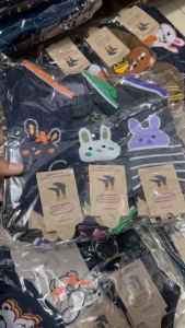 สินค้าขายดี ลายสปอร์ต การ์ตูนสีเข้มถุงเท้า ลายน่ารักสีสันสดใส เนื้อผ้าหนา คละลายคละสี 1แพ็ค12คู่ ทางร้านคละสี