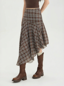 SANFU | Summer Waist Cinching Bias Cut Skirt