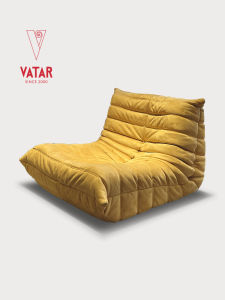 VATAR | Luxury Modern Chic Trendy Caterpillar Arc-shaped Leather Sofa