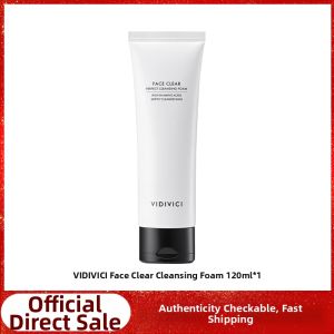 VidiVici Mens Facial Cleanser Amino Acid Deep Cleansing Oil Control Moisturizing Dual Use Face Wash Korean Beauty Skincare