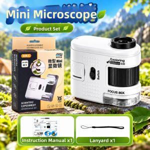 WEIBAI | Portable Handheld Mini Microscope Toy for Kids Science Experiments