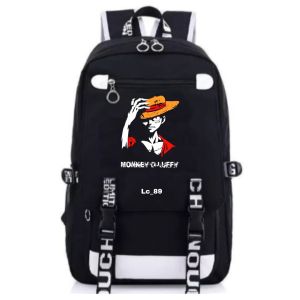 Tas Kekinian MONKEY D LUFFY 89 Sablon DTF Premium Smp Sd Tk Paud
