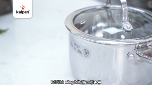 Quánh Inox 304 liền khối Kalpen Emer EM16 16cm hàng chính hãng