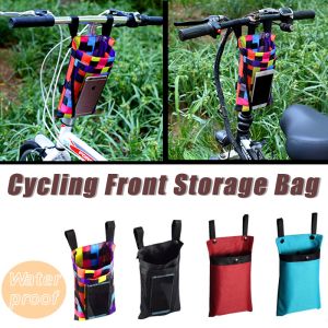 Cycling Front Storage Bicycle Motorcycles Bag Mobile Phone Holder Water Bottle Bag Waterproof