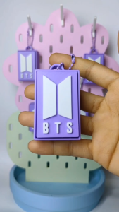 Army BTS Collectible Fidget Clicker Keychain