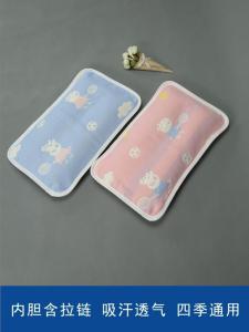 Pure ผ้าฝ้าย Muslin เด็กทารก ชุดหมอน 25x40 ปลอกหมอนเด็ก Class ชุดทารกแรกเกิด เด็กทารก หมอน Buckwheat Filling หมอนอเนกประสงค์