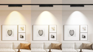 Lampu Sorot Rel LED Track Linear Spotlight Set COB 10/20/30 3 Warna Tracklight Dekorasi Ruang Tamu