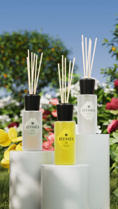 Hysses Home Scent Reed Diffuser Yuzu Vetiver 450ml
