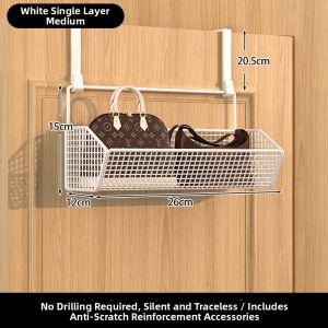 Space-saving No-drill Hanging Storage Rack