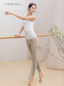 ชุดโยคะสีขาว Meisu สำหรับผู้หญิง ชุดออกกำลังกายแฟชั่นฤดูใบไม้ผลิและฤดูร้อน ชุดออกกำลังกายแบบสวมหัว ชุดโยคะสองชิ้น ชุดออกกำลังกายสปอร์ต