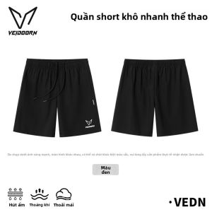 Veidoorn | Quần Short Bóng Rổ Nam Thoáng Khí Nhanh Khô 4/5 Chiều Dài