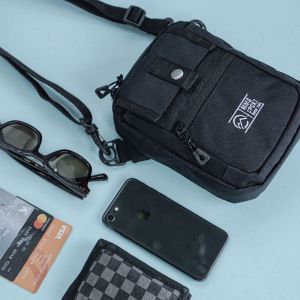 TAS SELEMPANG PRIA MMO SPORT TAS BAHU TAS OUTDOOR BRAND LOKAL - SLINGBAG - USH STORE.ID