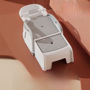 Foldable Adult And Child Hair Washing Bed Chair Baby Bathing Plastic Basin for Pregnant Women Comfortable Hairdressing Chair