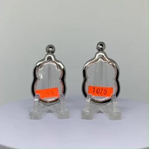 2044/1075 ตลับพระ กรอบพระสแตนเลสเรียบ เหรียญเสมา พิมพ์เสมา หรือพิมพ์ใกล้เคียง ++รบกวนอ่านรายละเอียดก่อนสั่ง++