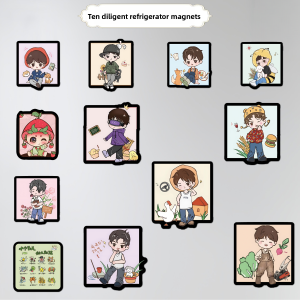TAOCHUANGCHUANG | 10 Piece Cute Creative Refrigerator Magnets