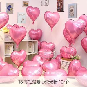 Quà Tặng Sinh Nhật Ngày Lễ Quà Tặng Đám Cưới Balo Phim Nhôm Hình Trái Tim Hồng Trang Trí Phòng Lãng Mạn Cầu Hôn Trang Trí Không Khí