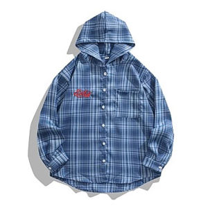 Áo Sơ Mi Dài Tay Màu Hồng Kẻ Caro Phong Cách Đường Phố Cổ Điển Của Mỹ Rộng Rãi Cho Cặp Đôi Mùa Xuân Thu Trung Tính Thường Ngày