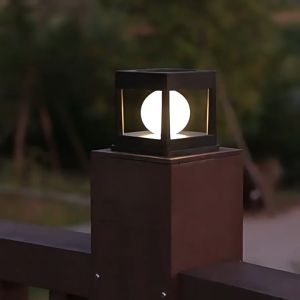 Vimite 2400mAhหลอดไฟแสงอาทิตย์หลอดไฟสองสีสวนกลางแจ้งฉนวนกันความร้อนip65รั้วโคมไฟตกแต่งคอลัมน์ประตูสนามหญ้าช่อง